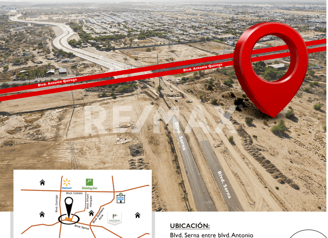 Terreno comercial en venta al poniente de Hermosillo, Sonora.