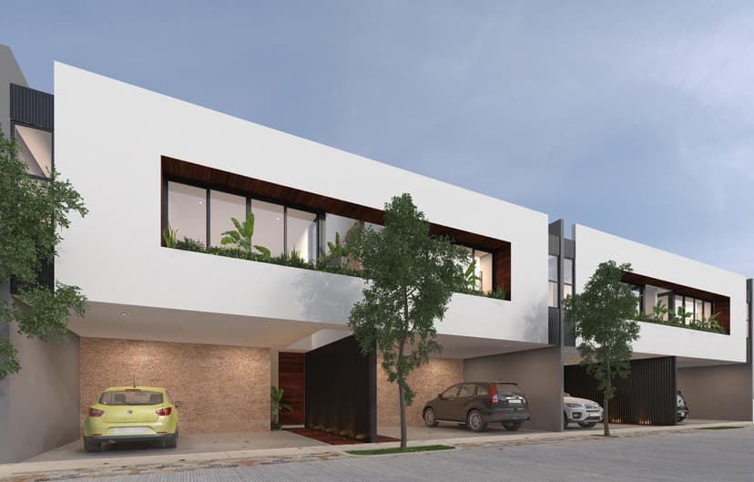 TOWNHOUSE PREMIUM 175 m2 en Residencial Ya'ax-Beh Conckal Yucatán.