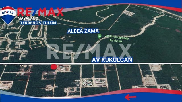 Oportunidad Terreno de 2500 m² Sobre Av Kukulcan a 3 Km de La Playa de Tulum