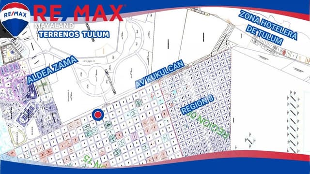 Oportunidad Terreno de 2500 m² Sobre Av Kukulcan a 3 Km de La Playa de Tulum