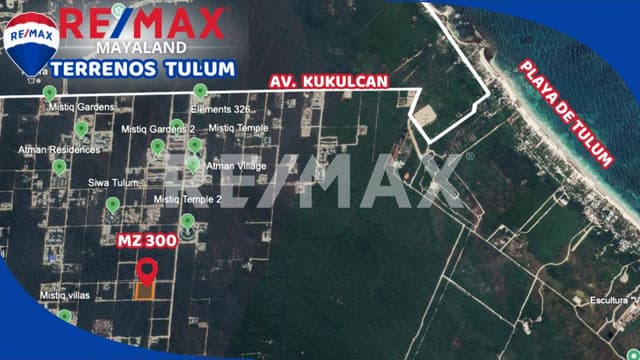 EN VENTA LOTE DE 527 M2  EN REGIÓN 15 A MENOS DE 2 KM DE LA PLAYA