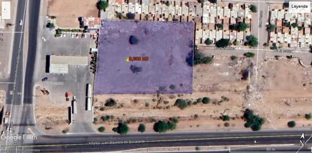 Terreno en Venta en Hermosillo en Boulevard Progreso