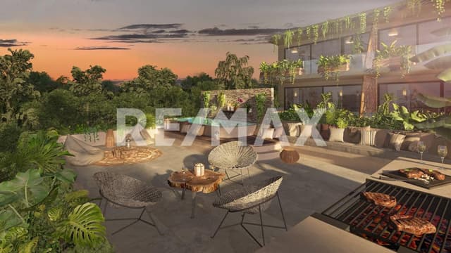 Amplio Estudio con Terraza opción Alberca privada