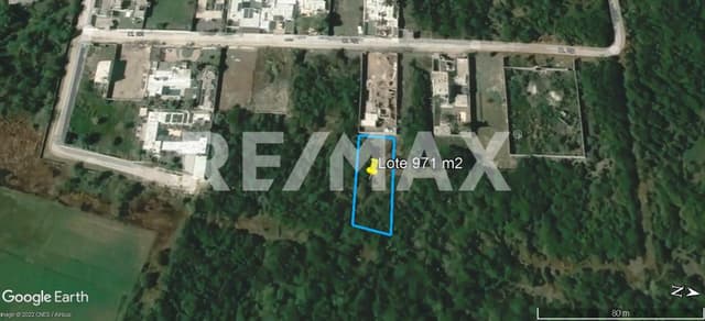 Terreno en Tamanche a 390 m de carretera a Progreso, Merida Yucatan