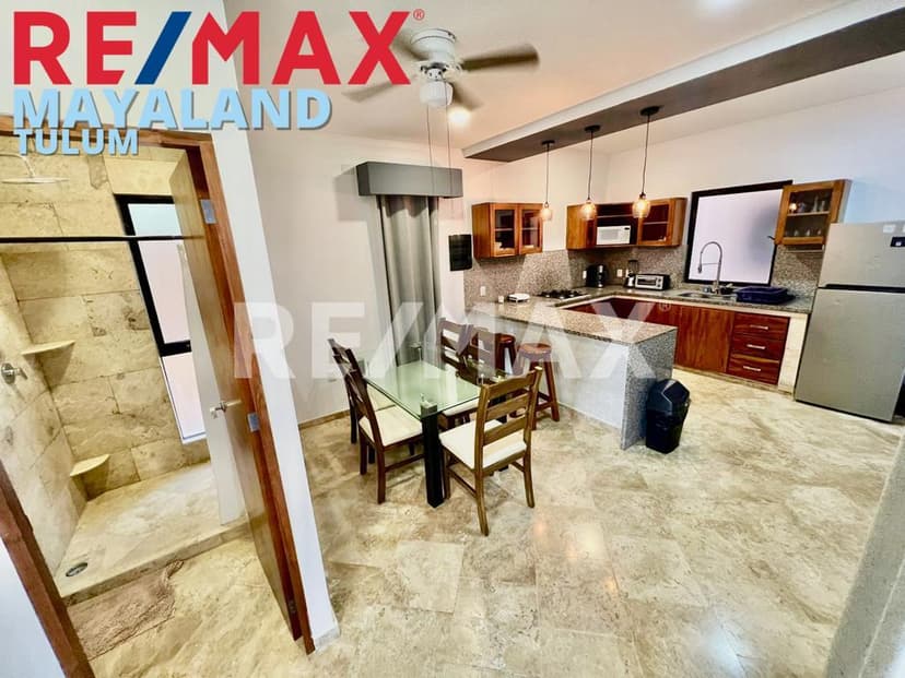 EN RENTA HERMOSA CASA DE 3 HABITACIONES EN TULUM