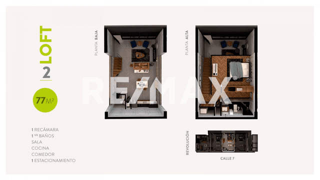 DEPARTAMENTO EN VENTA EN LOFT REVOLUCIÓN