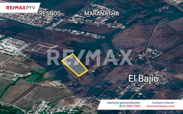 Terreno en venta en Montemorelos para desarrollar.