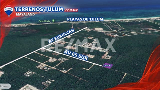 EN VENTA ESQUINA A SOLO 450 MTS DE LA AV KUKULCAN Y 800 MTS DE LA PLAYA