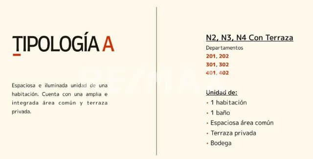 DEPA A 101 1 REC 1 BAÑO POOL