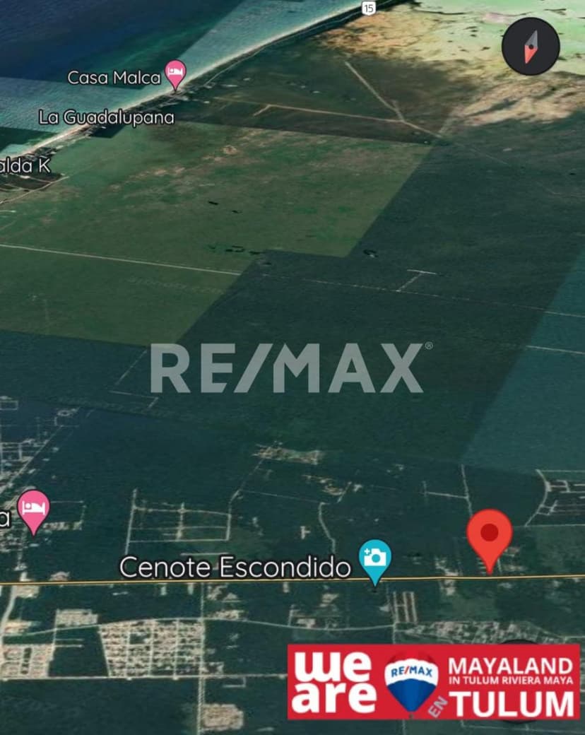 REMAX MAYALAND TULUM VENDE TERRENO RESIDENCIAL EN TULUM ZONA DE CENOTES 