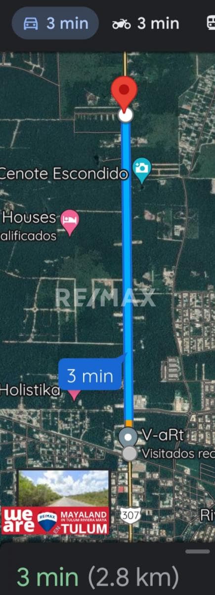 REMAX MAYALAND TULUM VENDE TERRENO RESIDENCIAL EN TULUM ZONA DE CENOTES 