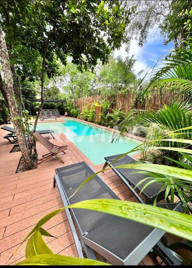 SE RENTA HERMOSO DEPARTAMENTO EN TULUM EN LA ZONA EXCLUSIVA DE ALDEA ZAMA