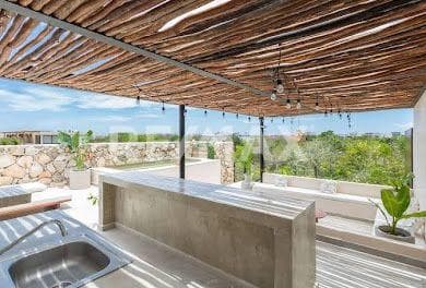 EN RENTA DEPARTAMENTO PENT HOUSE EN ALDEA ZAMA TULUM