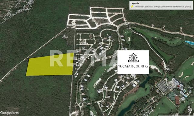 Terreno de Oportunidad al Norte de Mérida. a un costado del Yucatán Country Club