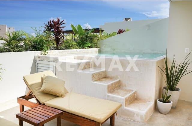 EN VENTA ESTUDIO PENT HOUSE  EN VENTA - TULUM - PLUNGE POOL