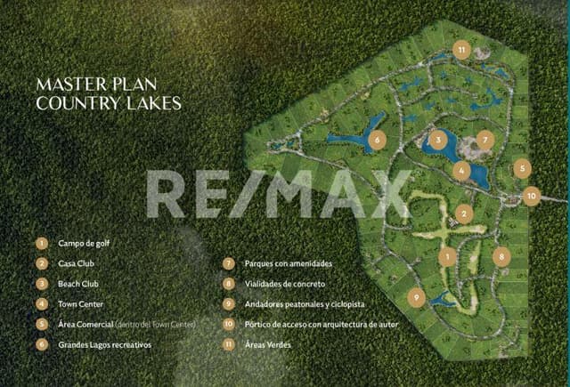 Venta de terrenos en COUNTRY LAKES Mérida Yucatán