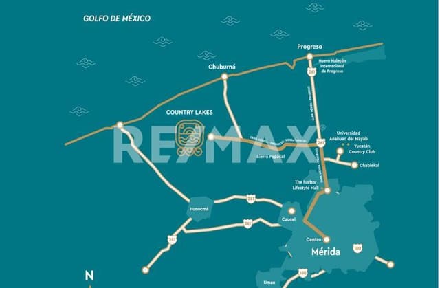 Venta de terrenos en COUNTRY LAKES Mérida Yucatán