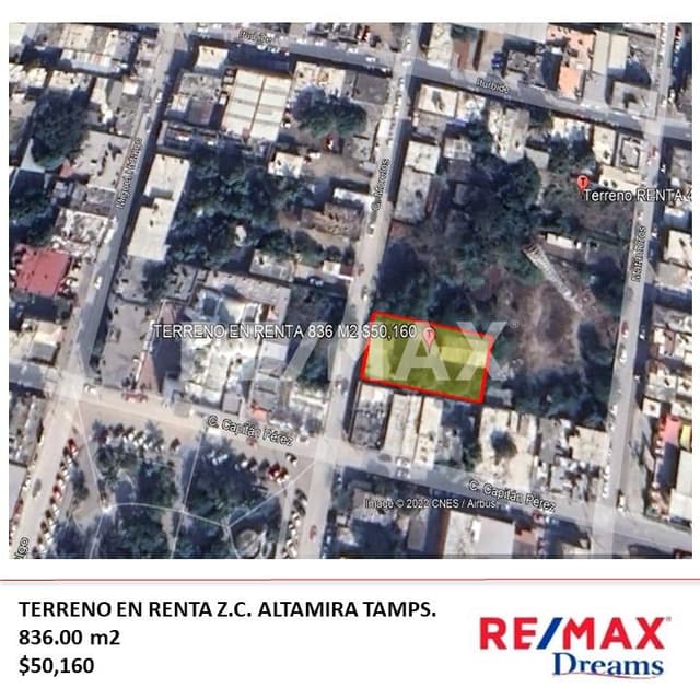 Terreno en Renta, Altamira Zona Centro