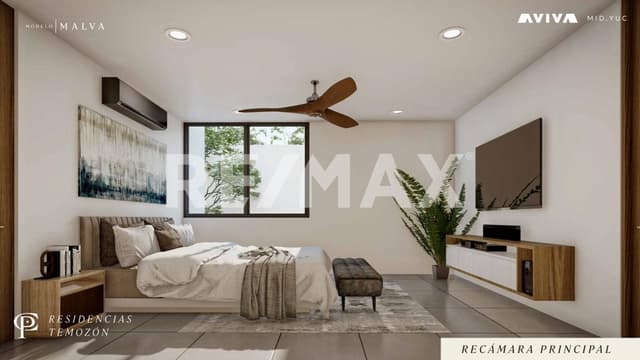 Casas en preventa modelo Malva, Patio Carey. Temozón Norte, Mérida Yucatán