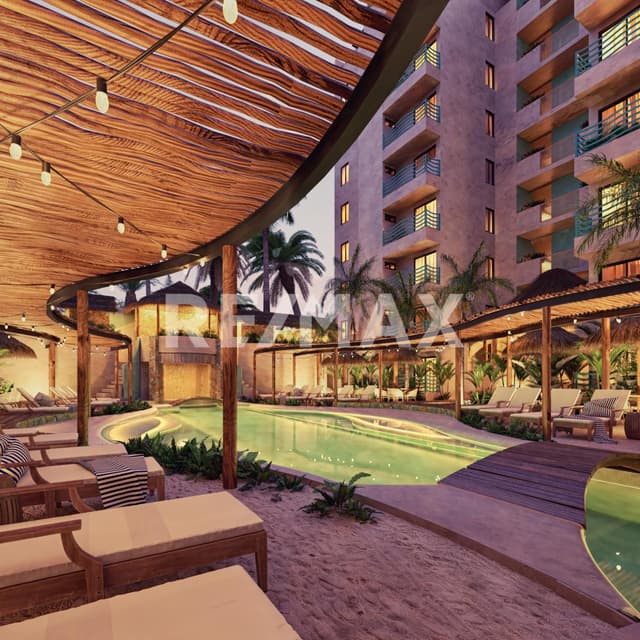 Preventa Departamento en la Playa 3 recamaras en Olamar, Chicxulub Yucatán