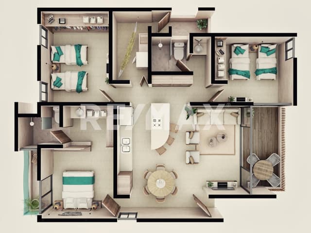 Preventa Departamento en la Playa 3 recamaras en Olamar, Chicxulub Yucatán