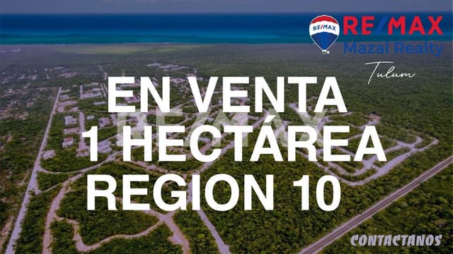 HECTAREA EN VENTA EN TULUM