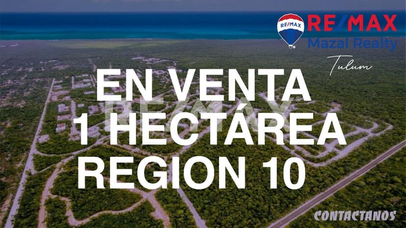 HECTAREA EN VENTA EN TULUM