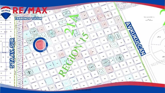 En venta TERRENO de 794.14 en Esquina en Region 15 