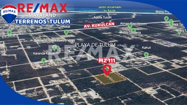 En venta TERRENO de 794.14 en Esquina en Region 15 