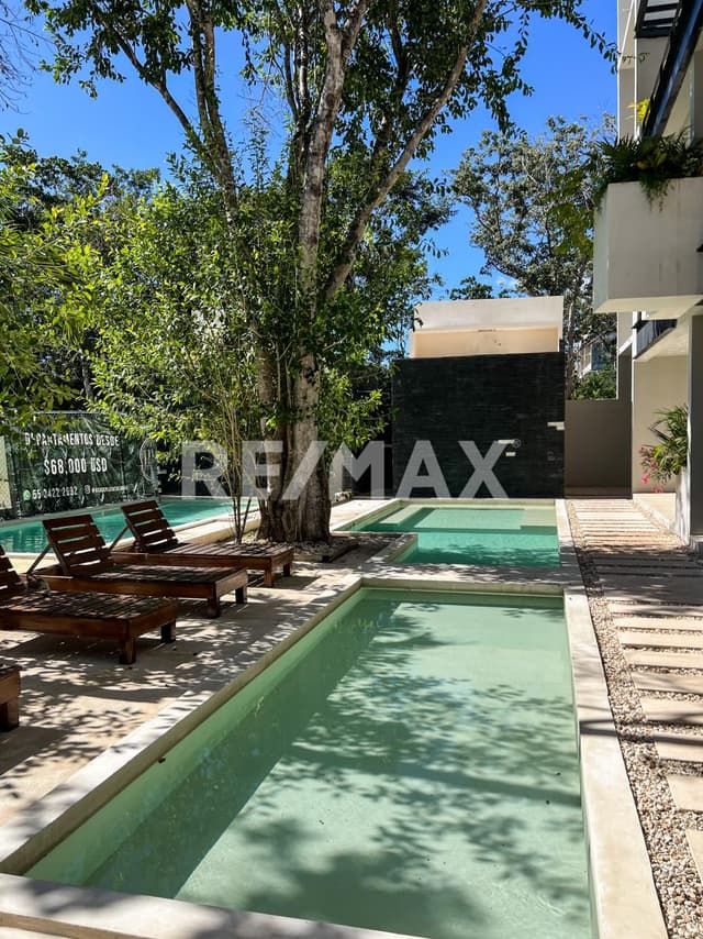 TULUM RENTA DEPARTAMENTO EN LA VELETA  - DOS RECAMARAS - AMUEBLADO 