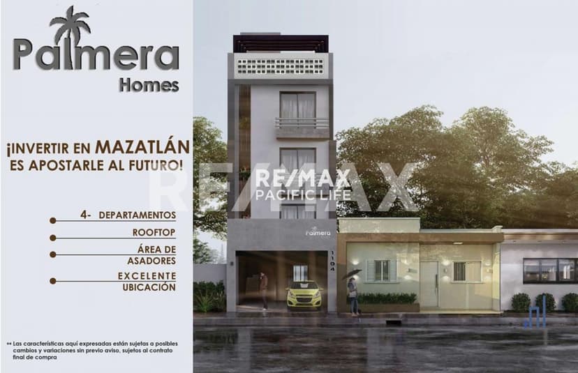 DEPARTAMENTO EN VENTA EN PALMERA HOMES - MODELO PALMITO