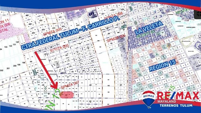 EN VENTA 3 HECTAREAS EN LA REGION 12 DE TULUM