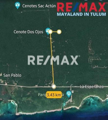 EN VENTA HECTAREA DE TERRENO EN TULUM UBICADO EN DOS OJOS 