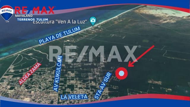 REMATE hectárea en la 5ta av de tulum