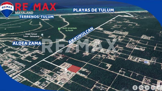 En venta hectárea a 300 mts de la av Kukulcan