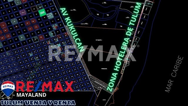 EN VENTA HECTAREA DE TERRENO EN TULUM A 200m. DE LA AV. KUKULKAN