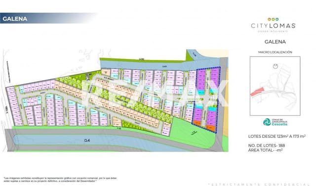 Terreno en Preventa Cluster Galena en Lomas de Angelópolis