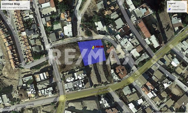 TERRENO EN VENTA DE 1642 M2, EN CUMBRES DE JUAREZ, TIJUANA B.C.
