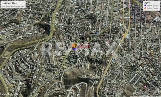 TERRENO EN VENTA DE 1585 M2 EN CUMBRES DE JUAREZ EN TIJUANA B.C.