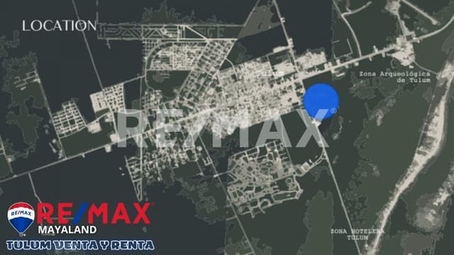 en venta lote en av coba a 3 km de la playa de tulum
