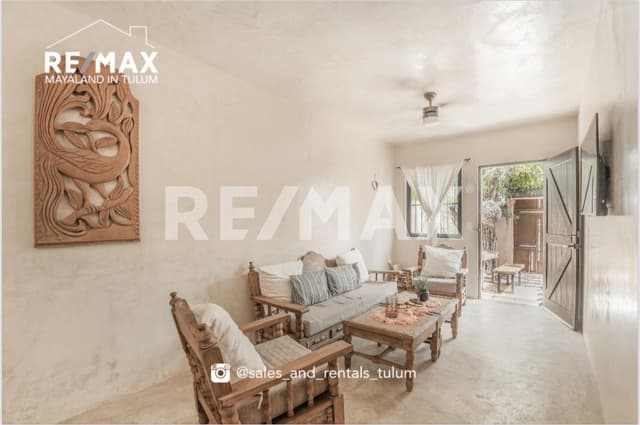 CASA DUPLEX EN VENTA EN EL MEJOR FRACCIONAMIENTO DE TULUM . VILLAS TULUM