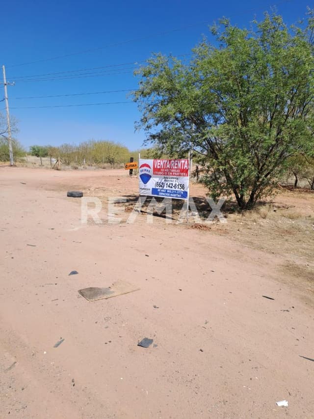 Terreno en venta industrial por carretera a Kino en Hermosillo, Sonora.