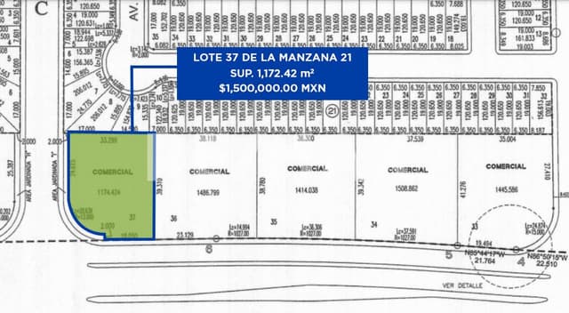 LOTE COMERCIAL EN VENTA SOBRE CARRETERA SANTA ISABEL
