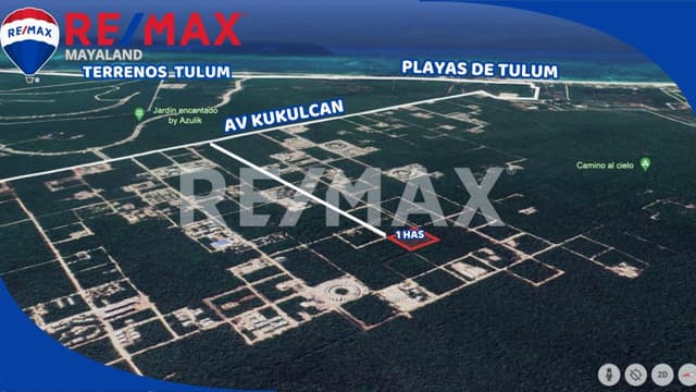 EN VENTA HECTAREA EN REGION 15 A 2 KM DE LA PLAYA DE TULUM