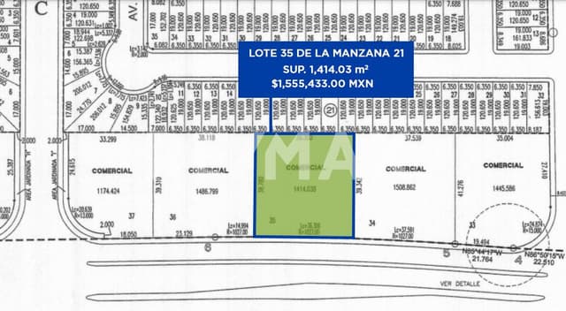 LOTE COMERCIAL EN VENTA SOBRE CARRETERA SANTA ISABEL