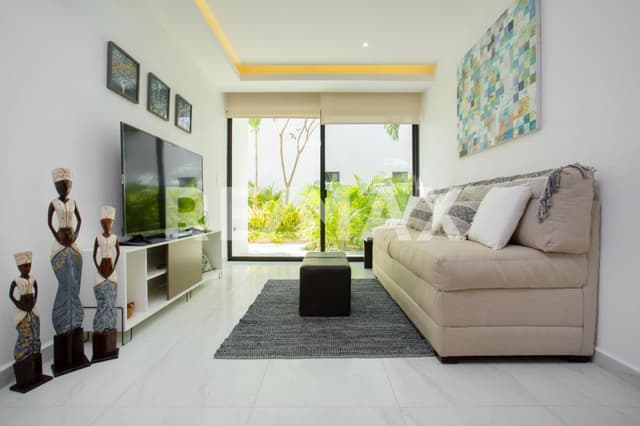 En venta Hermoso departamento amueblado en Villas de Tulum 