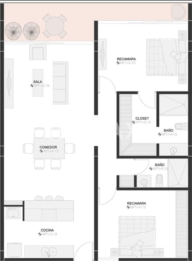 Insolita preventa departamentos de 2 recámaras Montebello Mérida