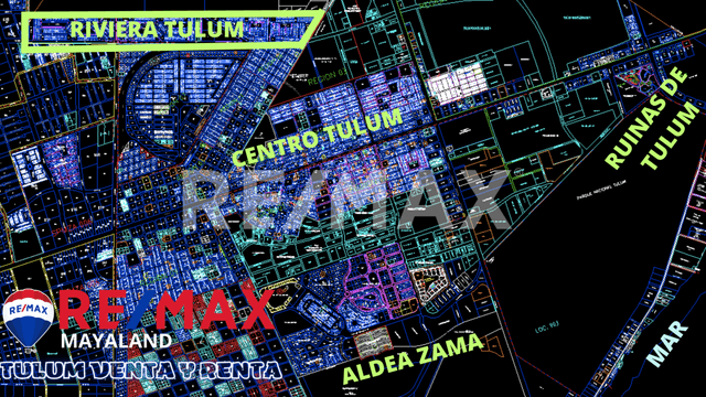 En venta terreno de 650 m2 en fraccionamiento Riviera Tulum