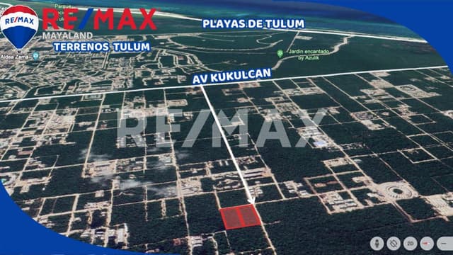 En venta hectárea a 200 mts de la 5ta Av. de Tulum