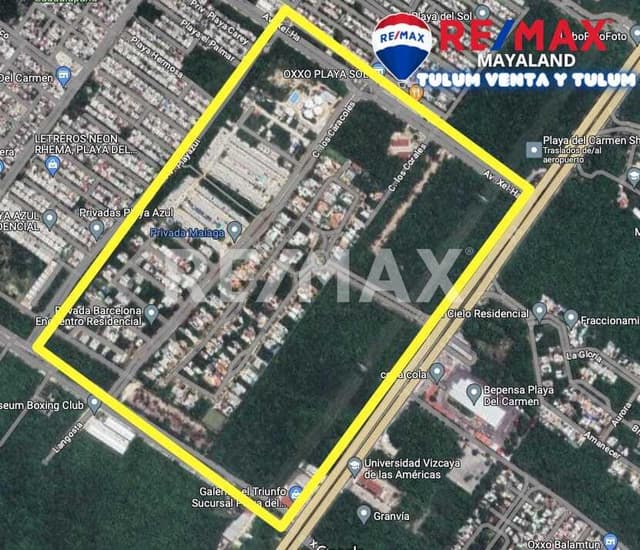 En venta terreno en fraccionamiento exclusivo en Playa del Carmen 